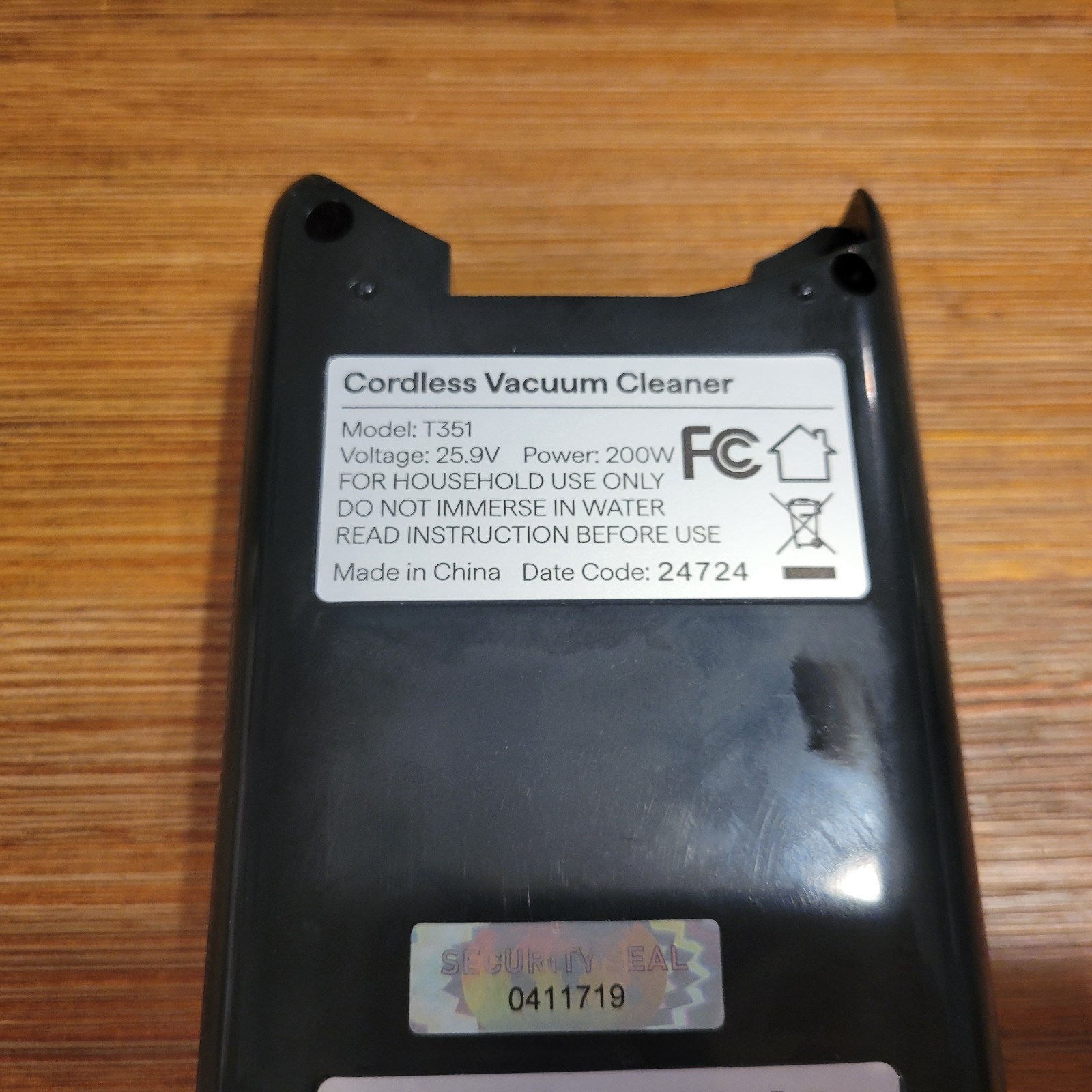 Trucozie T351 Cordless Vacuum Cleaner Battery Pack ONLY Replacement Part