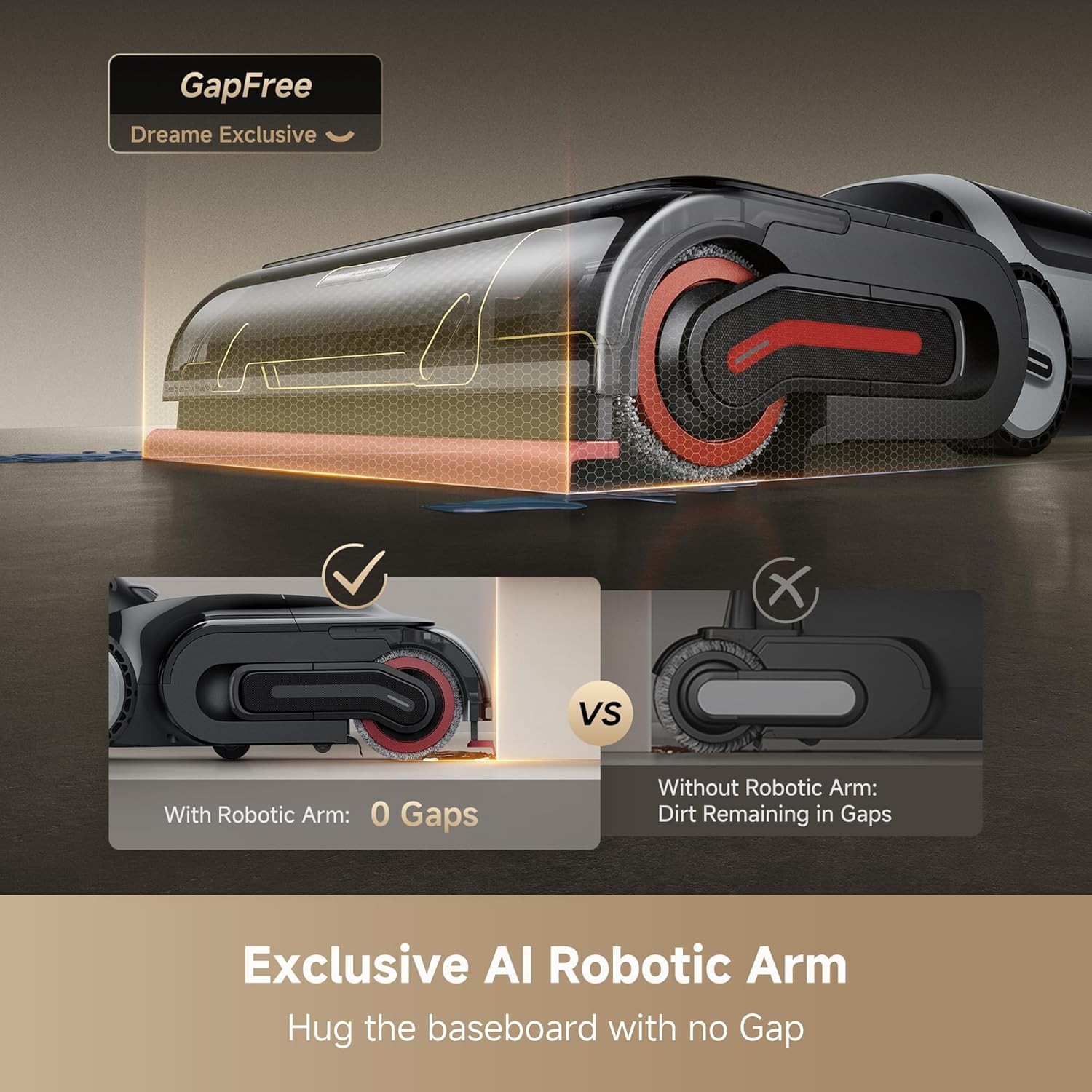 eBay Live｜DREAME H15 Pro Heat 185°F Steam Wash GapFree AI Robotic Arm｜New