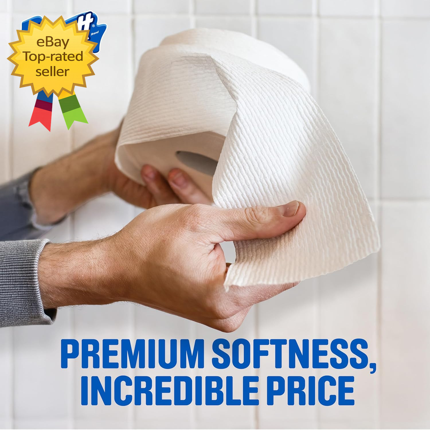 12 Triple Rolls Toilet Paper 231 Sheets Each Septic Safe 1 Ply Bathroom Tissue