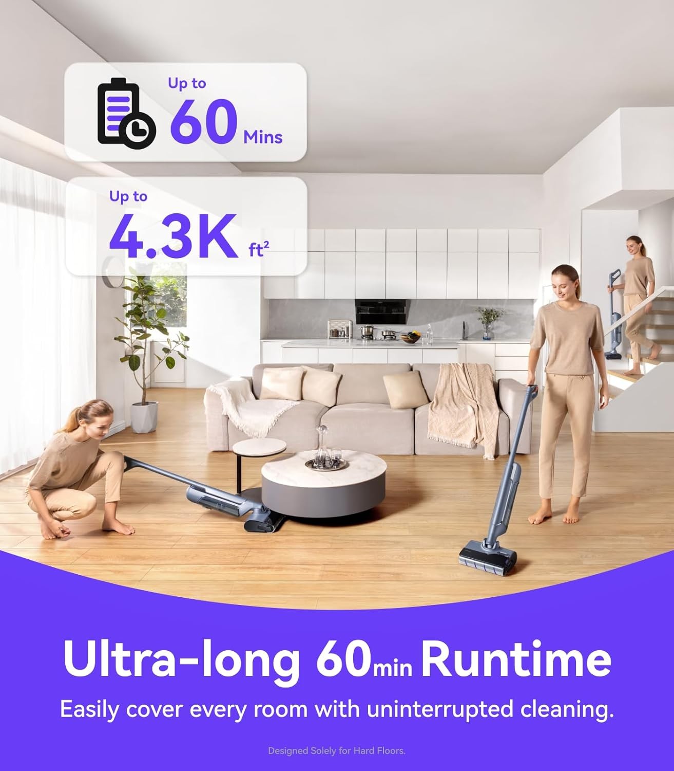 NARWAL S20 Pro Cordless Vacuum Mop with Self-Cleaning Wet Dry Vacuum Cleaner