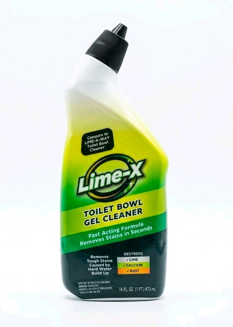 Lime-X/LIME-A-WAY Thick Gel Formula Toilet Bowl Cleaner / 16 fl oz