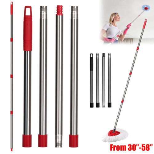 Spin Mop Pole Handle Replacement Cleaning Telescopic Stick For O-Cedar Easywring