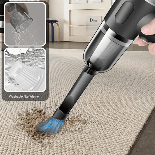 3in1 Mini Portable Wireless Cordless Handheld Air Blower Vacuum Cleaner Home Car