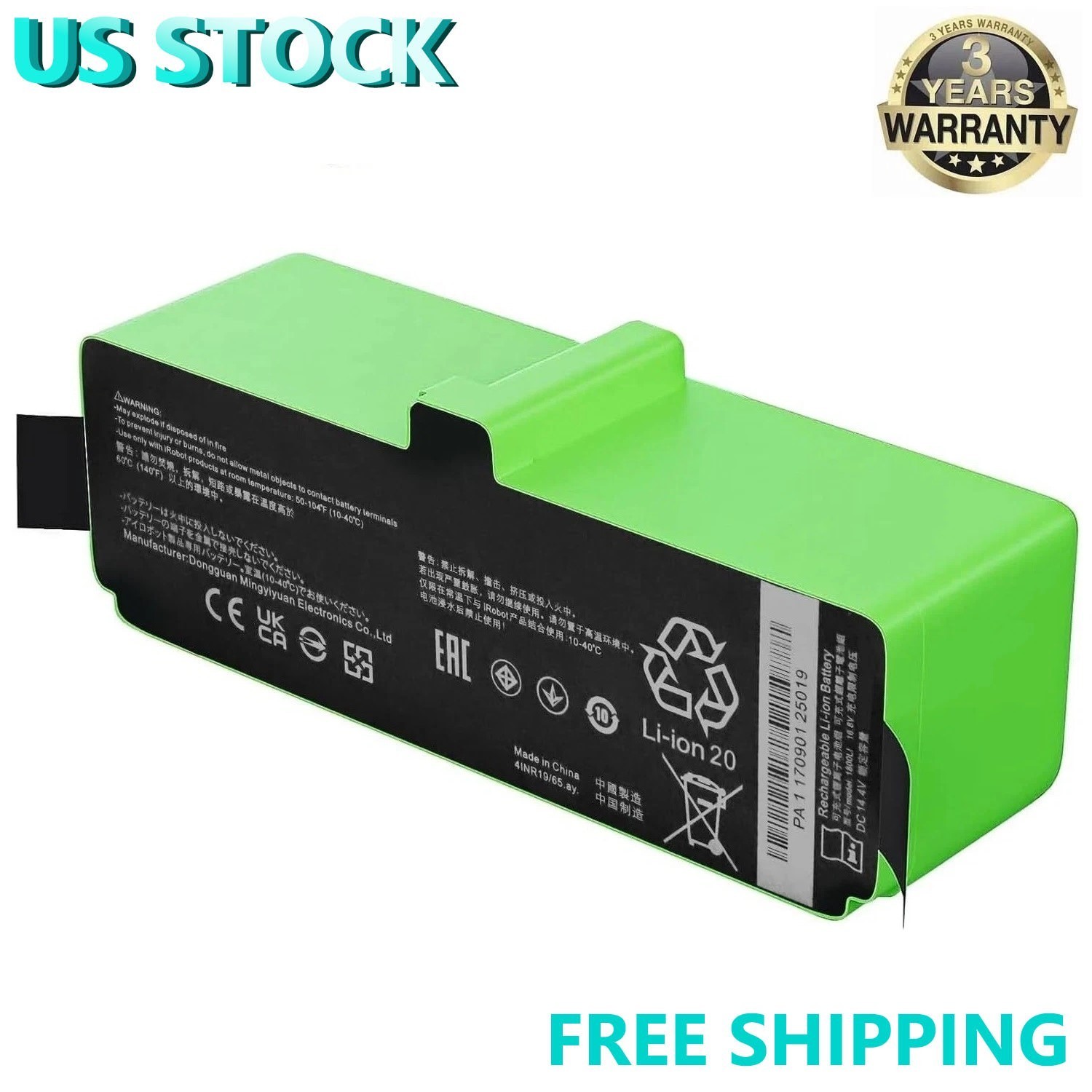 ✅iRobot Roomba 1800LI Battery for Roomba 960 860 895 890 860 695 680 690 675 640