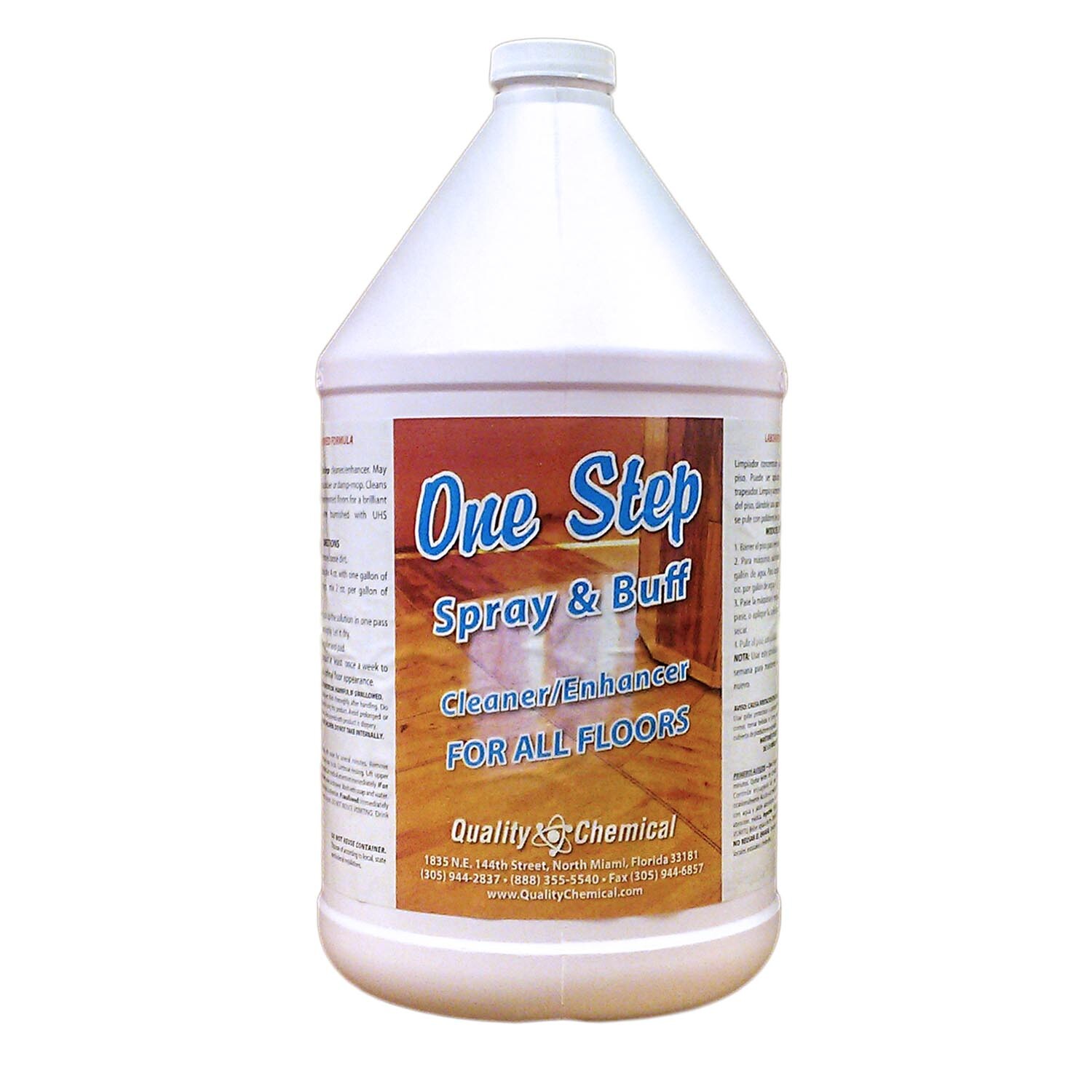 One Step – Spray and Buff -Floor Restorer Cleans & polishes – 1 gallon (128 oz.)