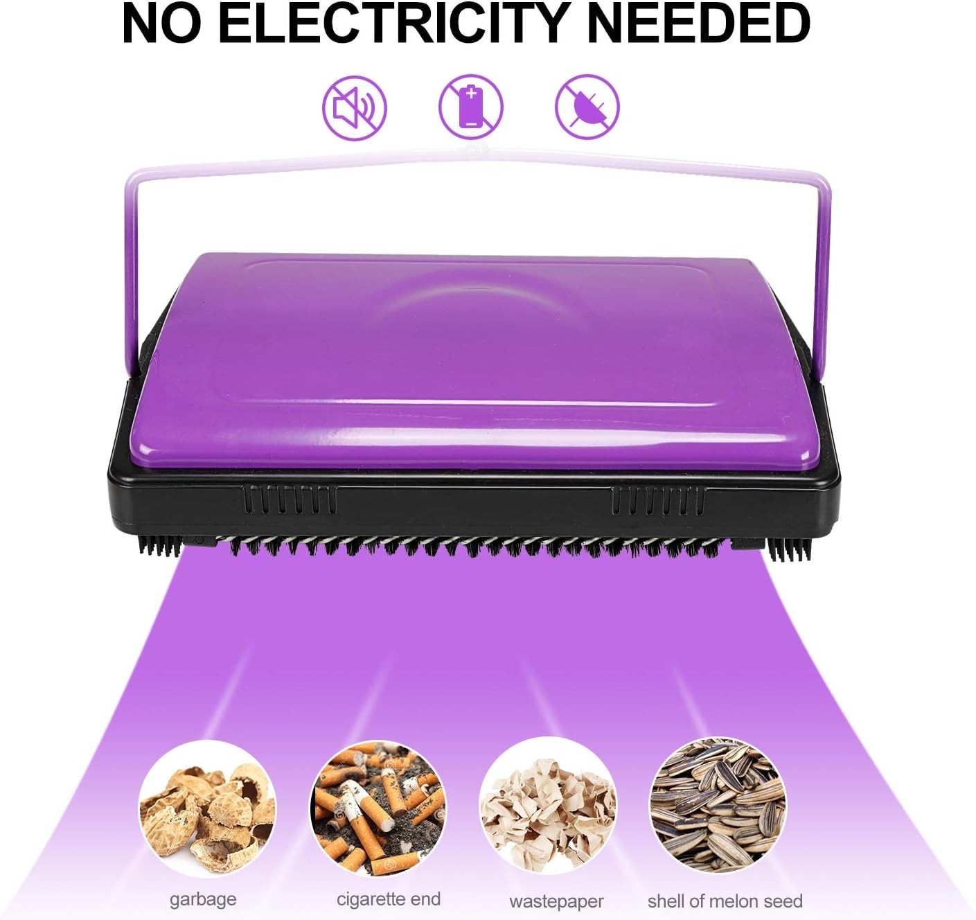Carpet Sweeper Cleaner Manual Household Sweeper Lightweight