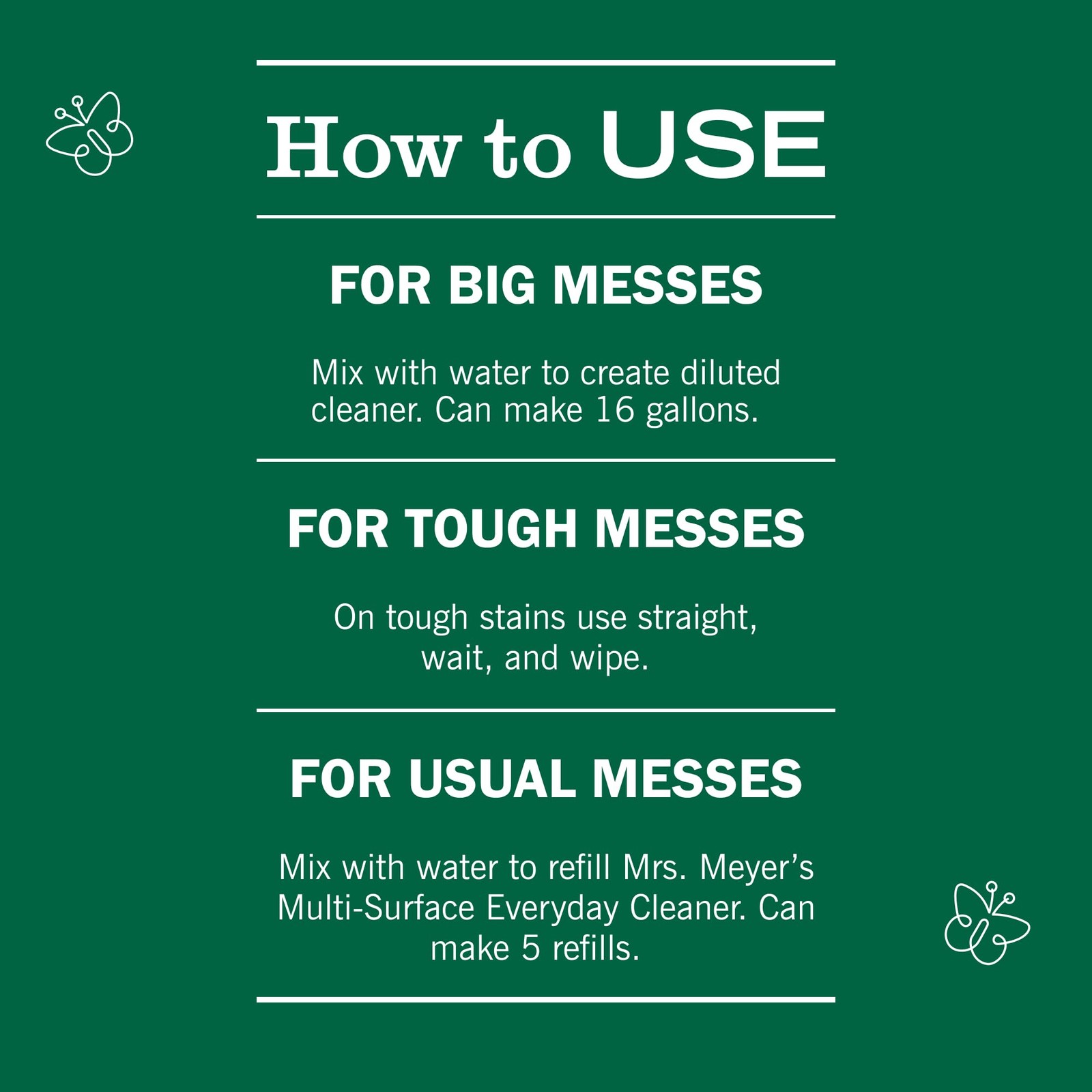 CLEAN DAY Multi-Surface Cleaner Concentrate, Use to Clean Floors, Tile, Counters