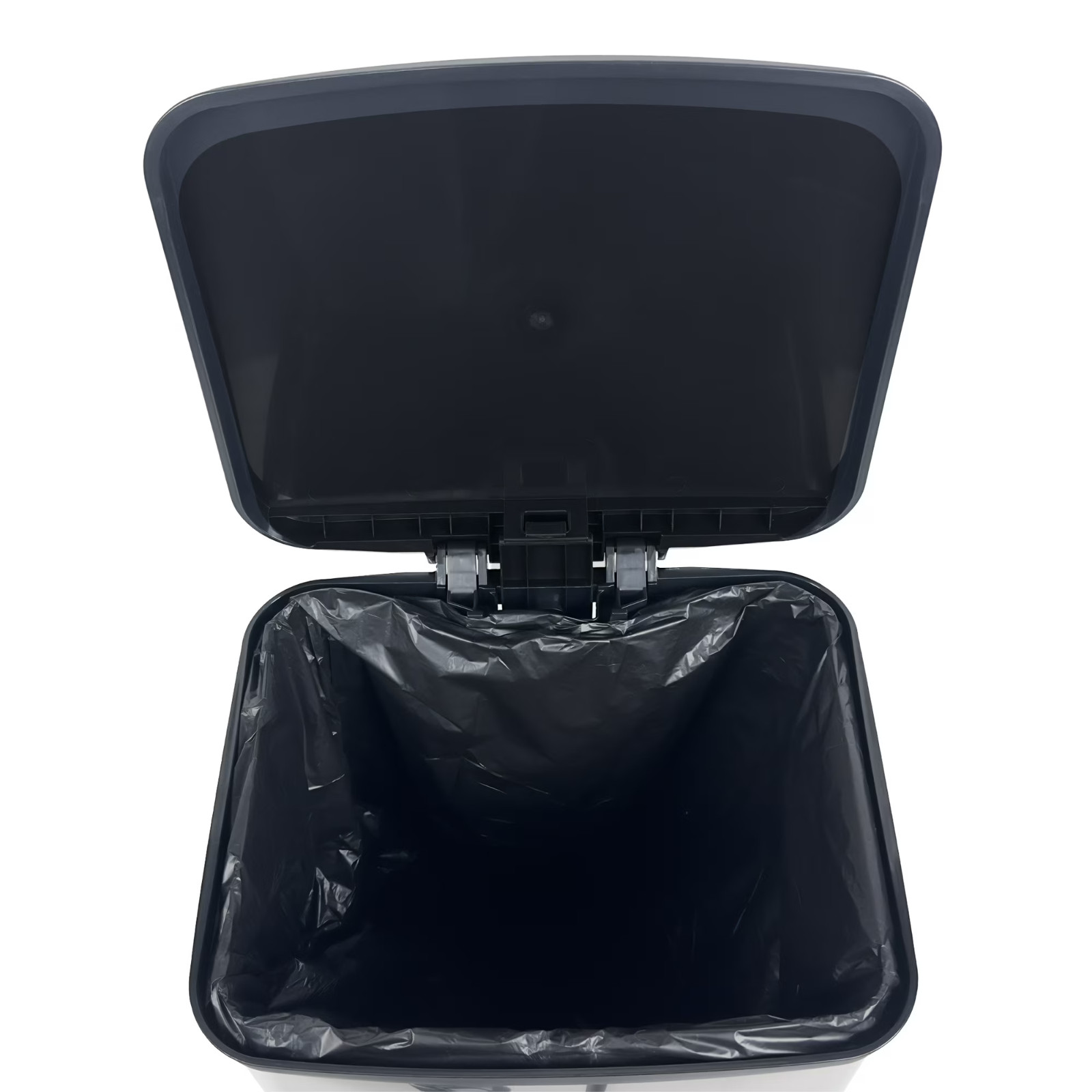 Mainstays Kitchen Trash Can, 13.2 Gallon Plastic Step Garbage Bin