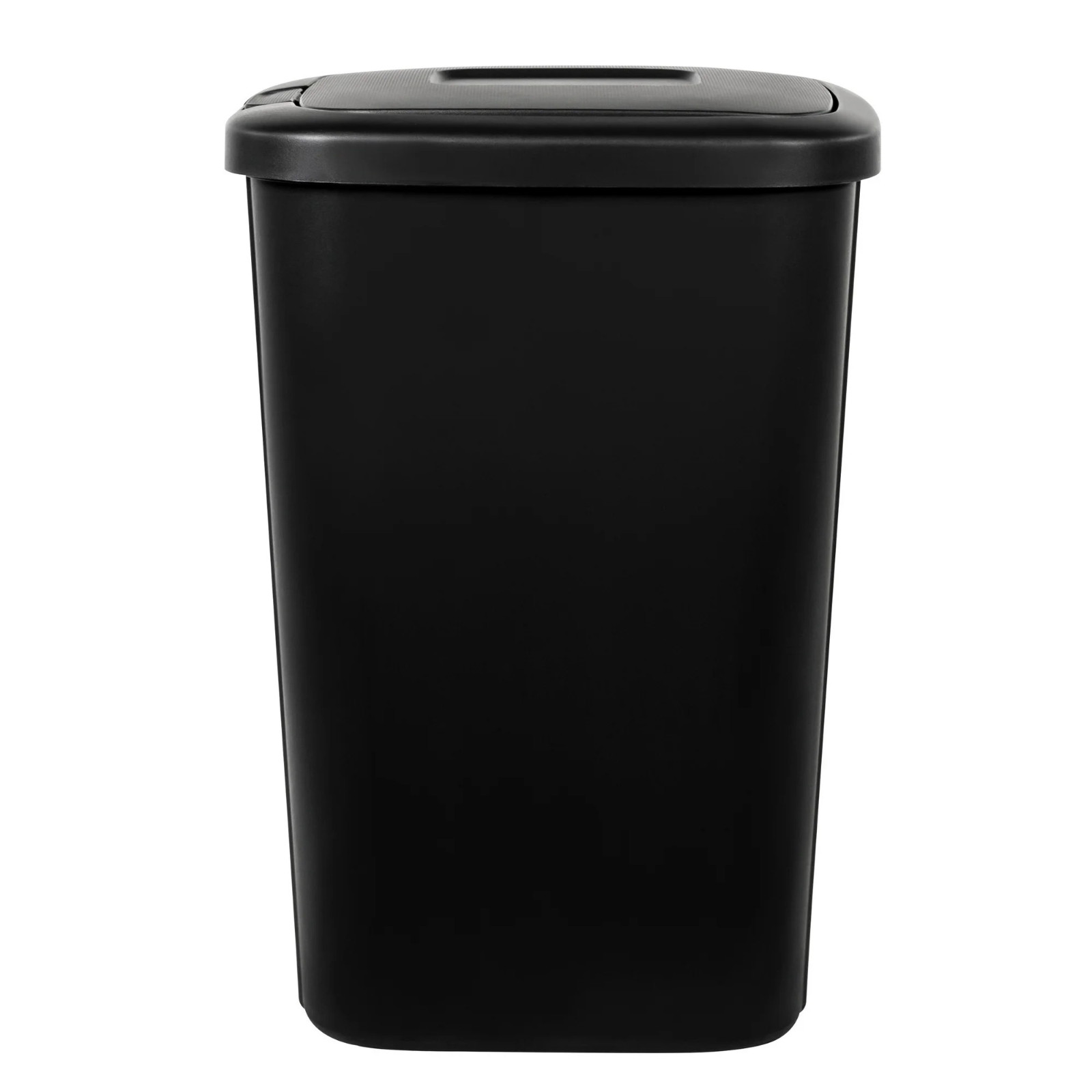 Hefty 13gal Touch Top Trash Can, Kitchen Garbage Bin with Lid, Black