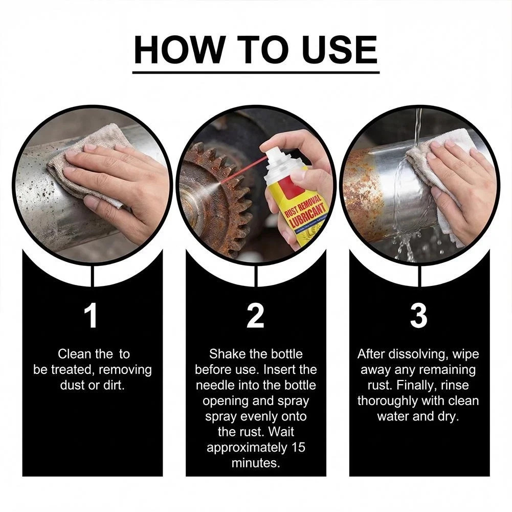 100ml Rust Removal Lubricant Spray New Anti-Rust Lubricant Spray & Rust Remover