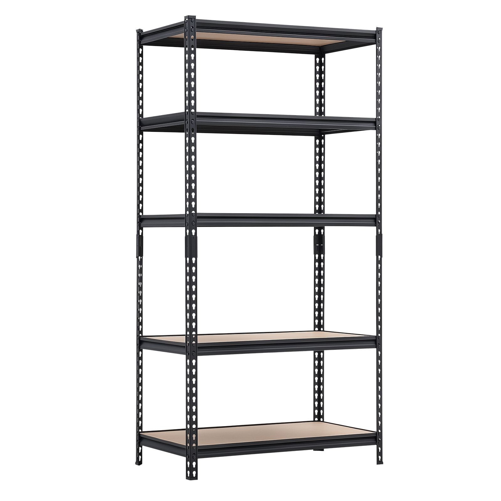 5-Tier Metal Shelving 2000lb Cap 36x16x71in Adjustable Utility Rack