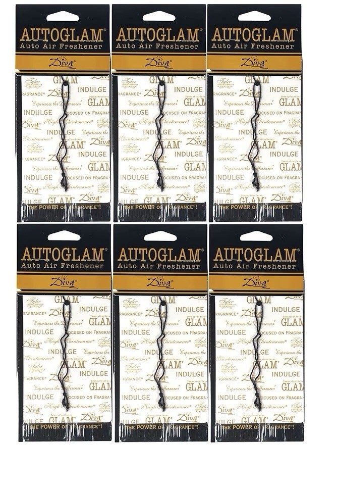 Tyler Air Freshener Diva Set of 6Pack of 6, fragrance, Autoglam