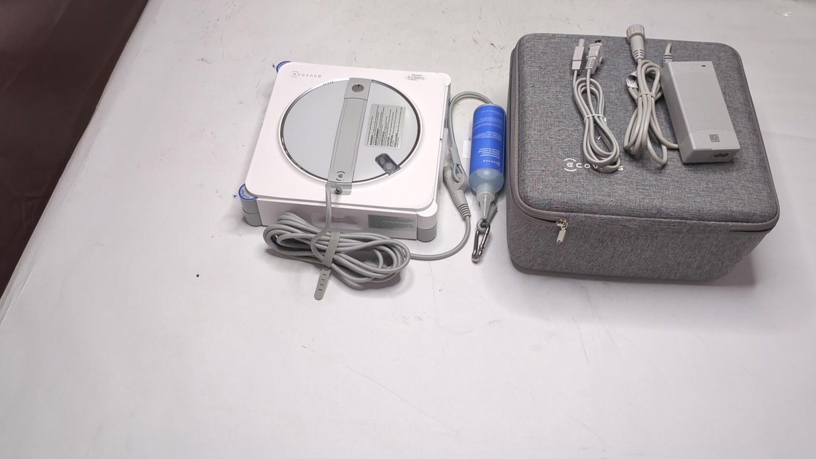 Ecovacs Winbot W2s Window Cleaning Robot, Intelligent Edge-to-edge Cleaning