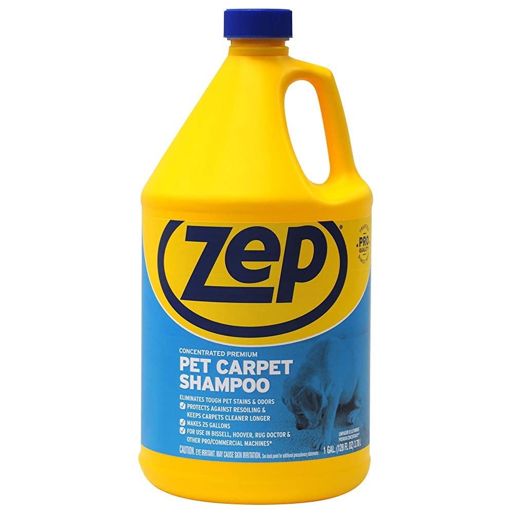 ZEP INC Carpet Shampoo, clear, 128 fl oz (Pack of 1) 128 Fl Oz