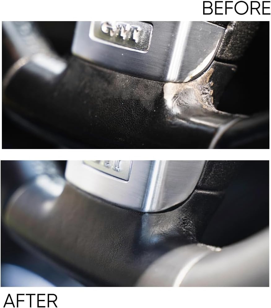 Black Steering Wheel Restoration Kit – Degrease, Repair & Refresh Leather