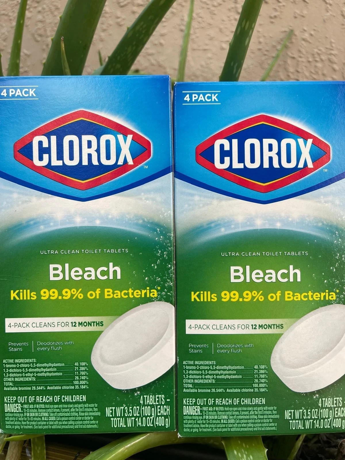 8 Tablets Clorox Toilet Bleach 3.5 oz each ultra clean bowl