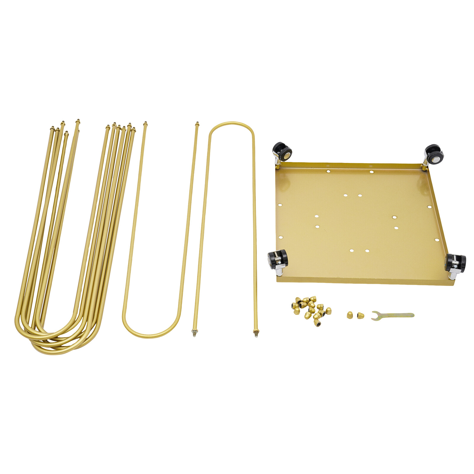 80cm(H) Hanger Organizer Stacker, Movable Hanger Rack, Gold Hanger Storage Rack