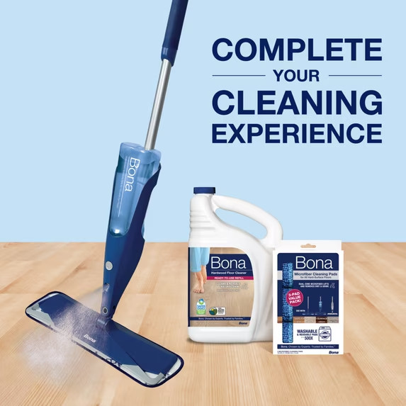 2 pack, Bona® Hardwood Floor Cleaner Refill 128 Fl Oz