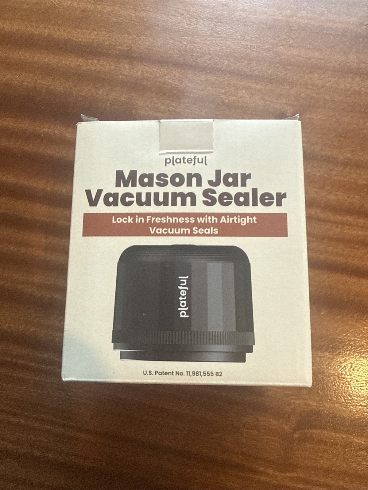 Plateful Electric Mason Jar Vacuum Sealer Kit Lids Included