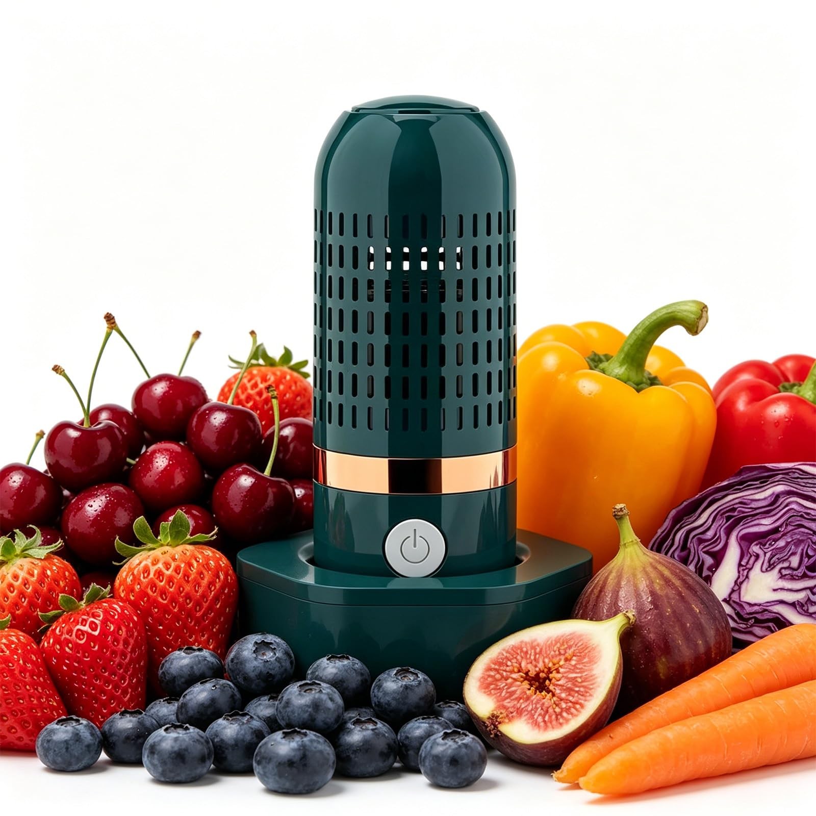 Produce Cleaner – Portable OH-ion Fruit & Vegetable Washer, Deep Cleans Green