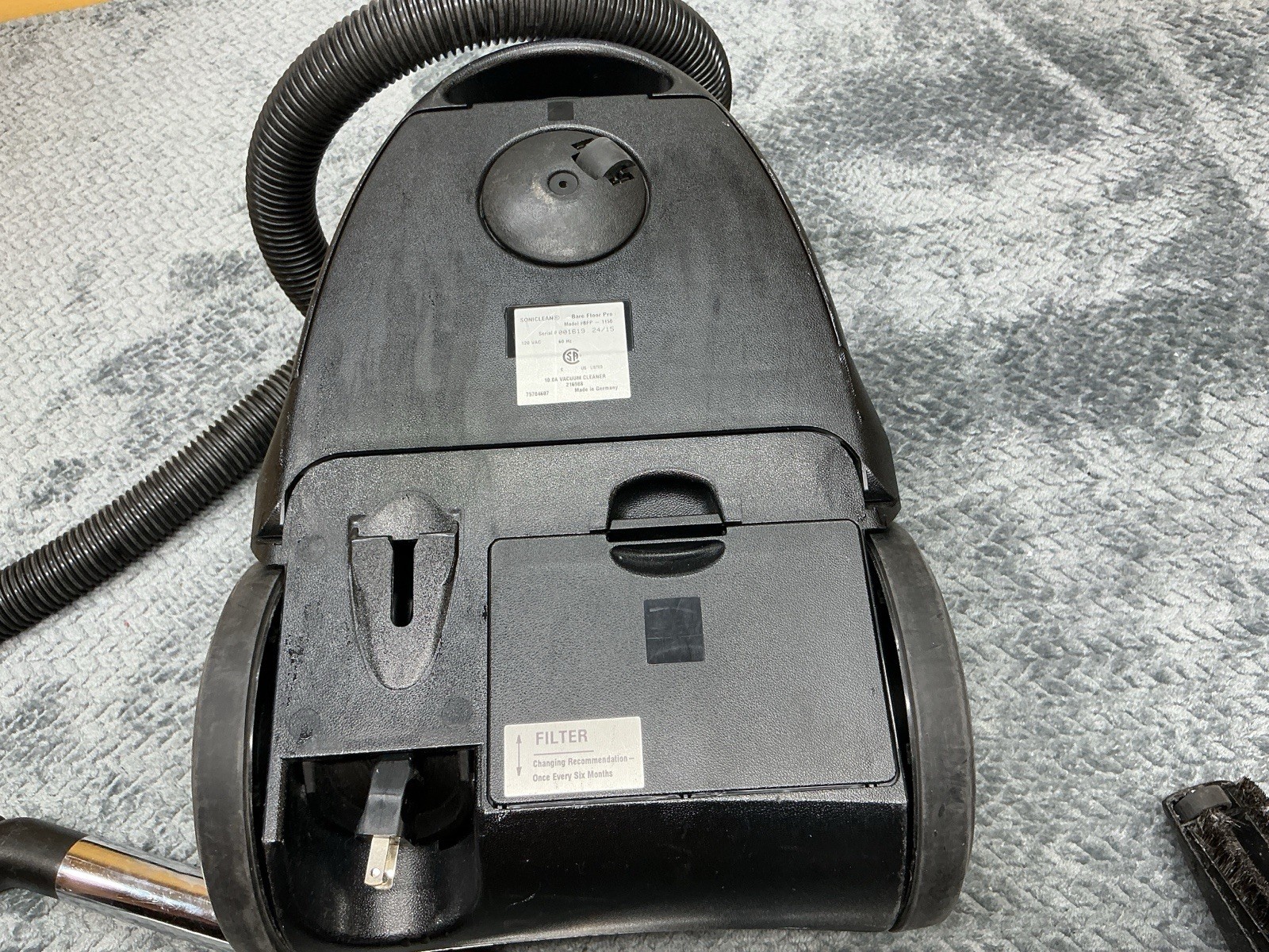 Soniclean BFP-1150 Bare Floor Pro Canister Vacuum READ
