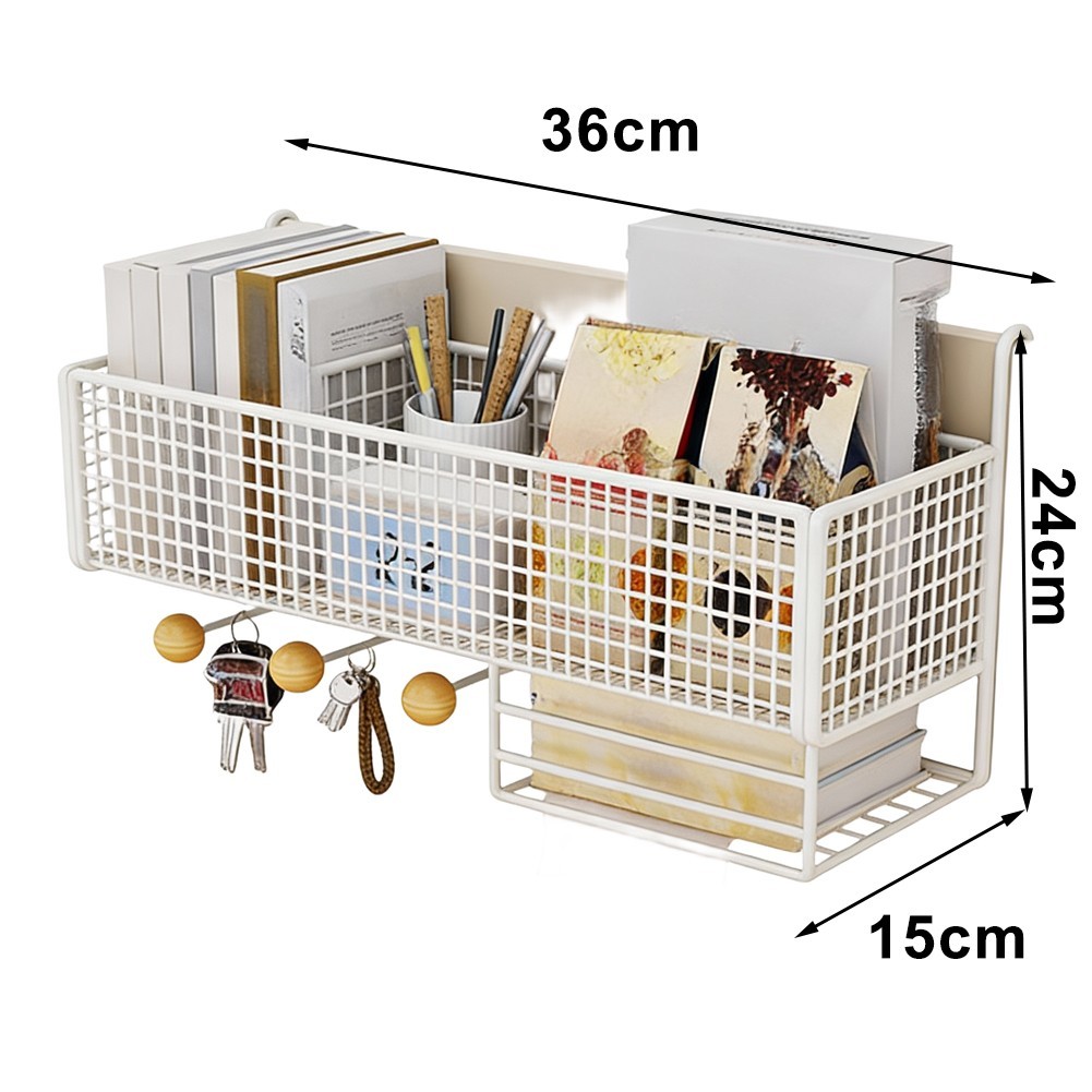 Handy Storage Solution for Over Bed Use 36*24*15cm Three Color Choices