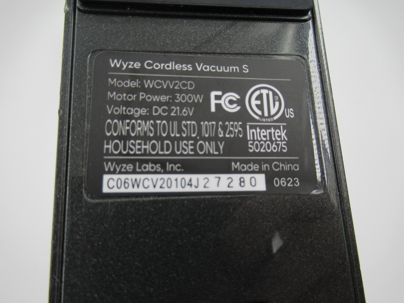 OEM WYZE S Model ONLY WCLVAC-S Replacement Motor Unit Cordless Stick Vacuum