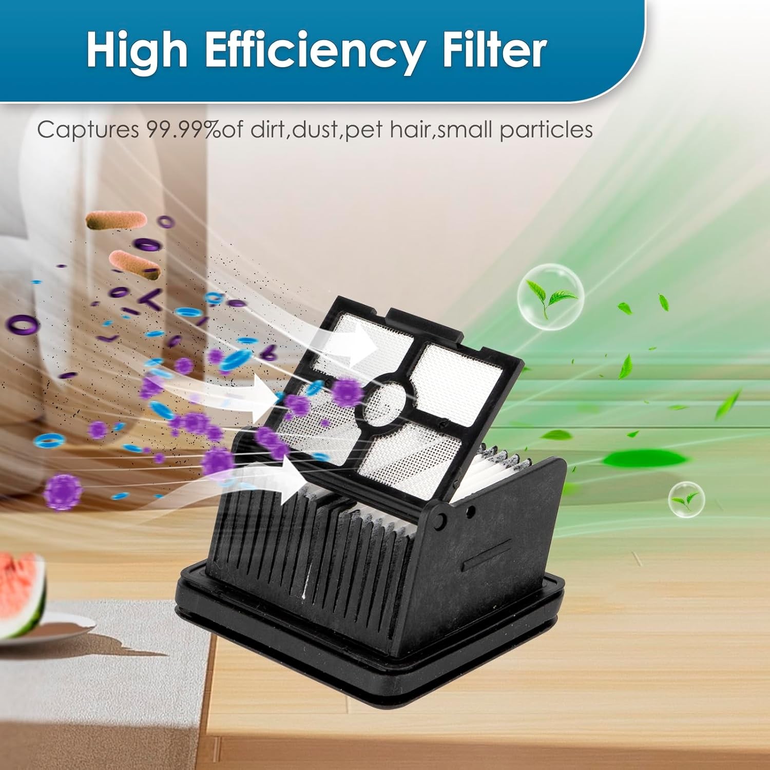 3 Pack H12 Pro Replacement Brush Rollers and Filters Compatible with Dreame H12