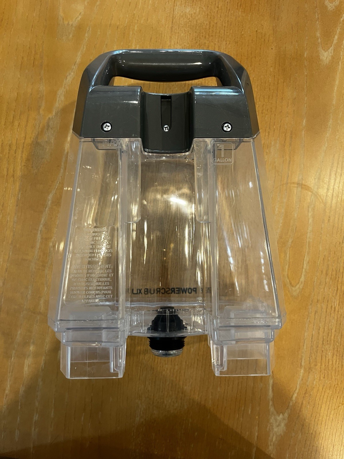 Clean Water Tank – Hoover PowerScrub XL FH68000 FH68002 FH68010 FH68030 – No Cap