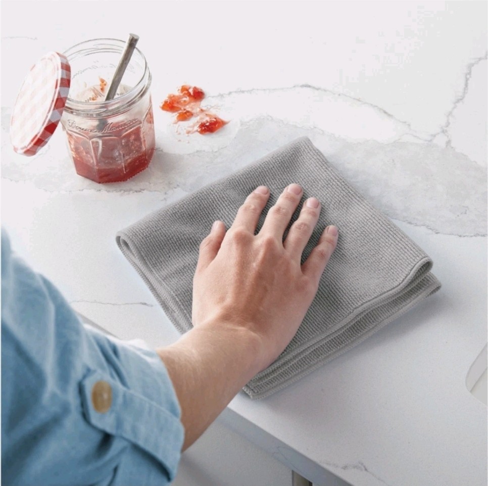 2 Pieces (2 PACK) Norwex Enviro Cloth Gray Cleaning Cloth FAST FREE SHIPPING