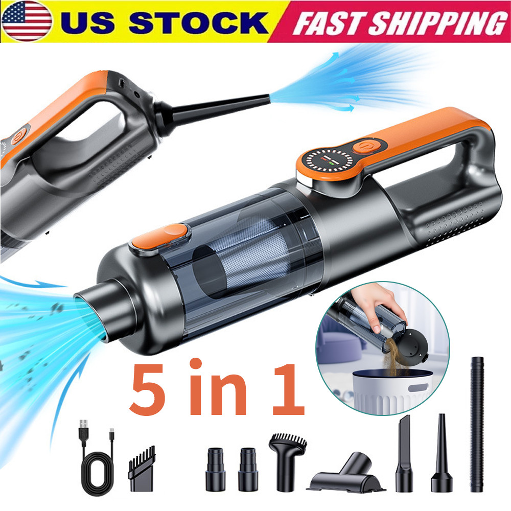 Cordless Vacuum Cleaner 5 in 1 Rechargeable Lightweight Stick Vacuum Cleaner LED