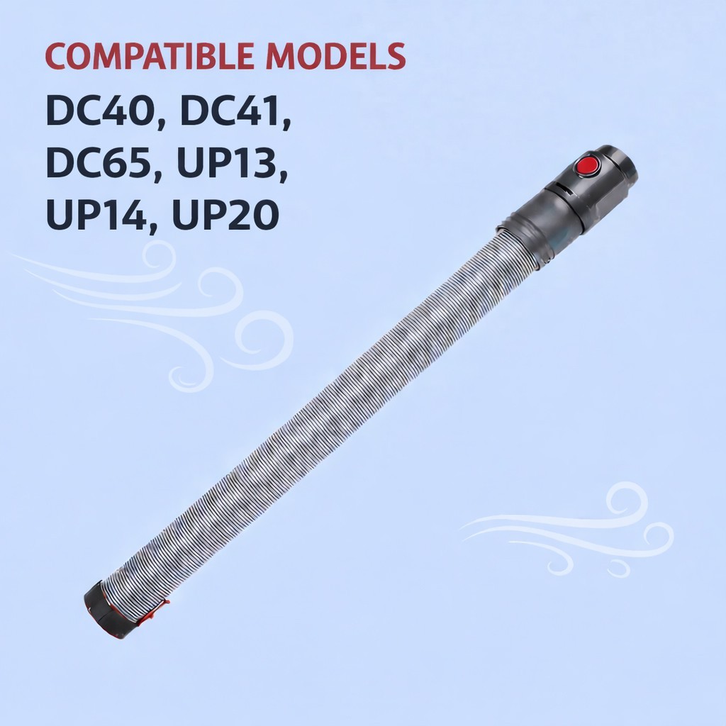 Hose Assembly Grey / Red Designed to Fit Dyson DC40 & DC41 Model Vacuums
