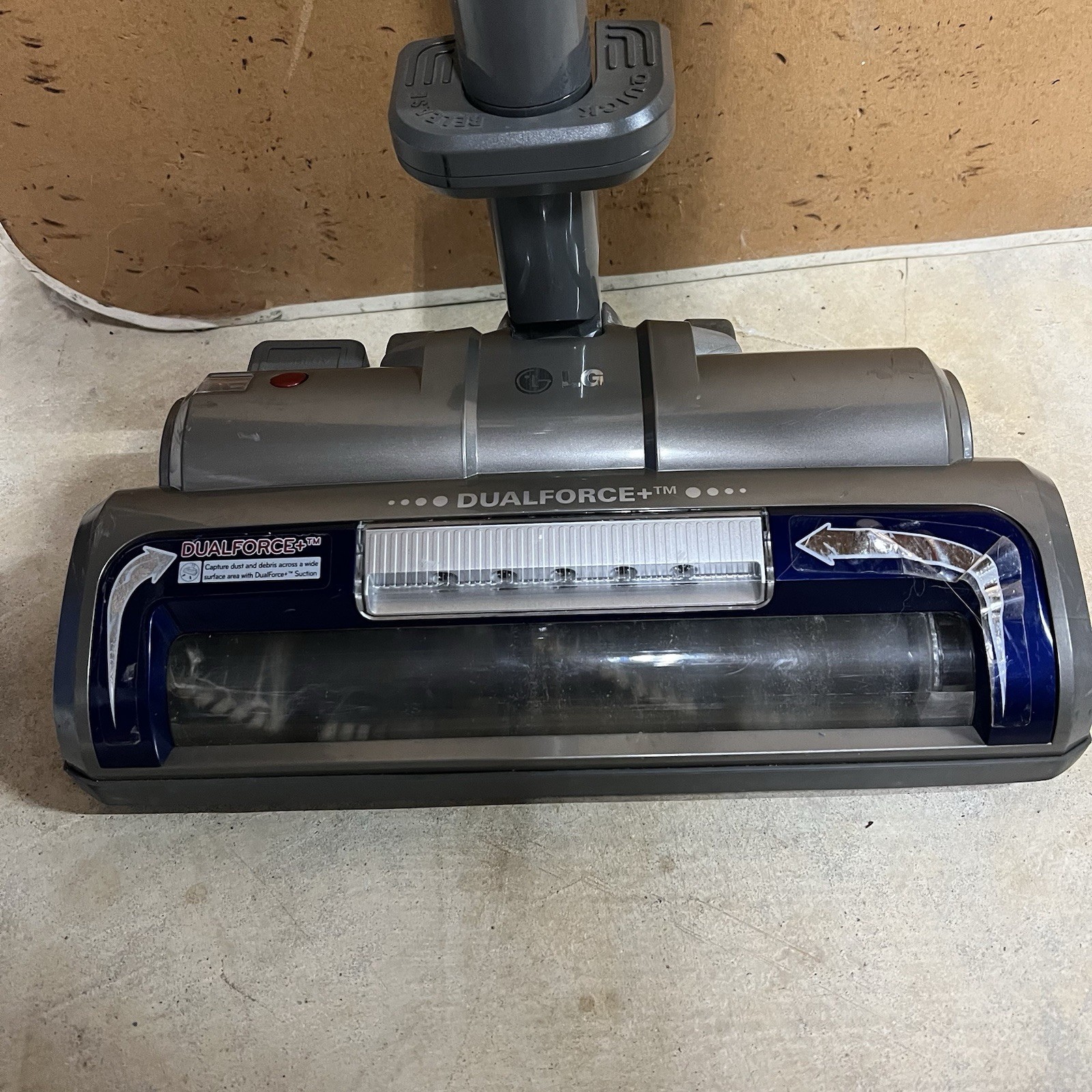 LG KOMPRESSOR Canister Vacuum Cleaner Blue Bagless Tested