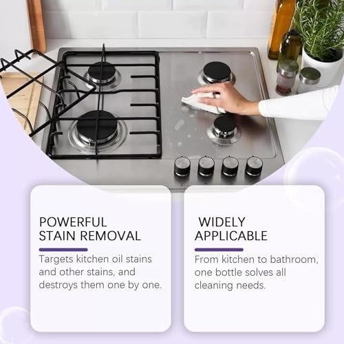 All-in-One Multi-Surface Cleaner Spray with Stain Removal Tablets – 1 Bottle + 3