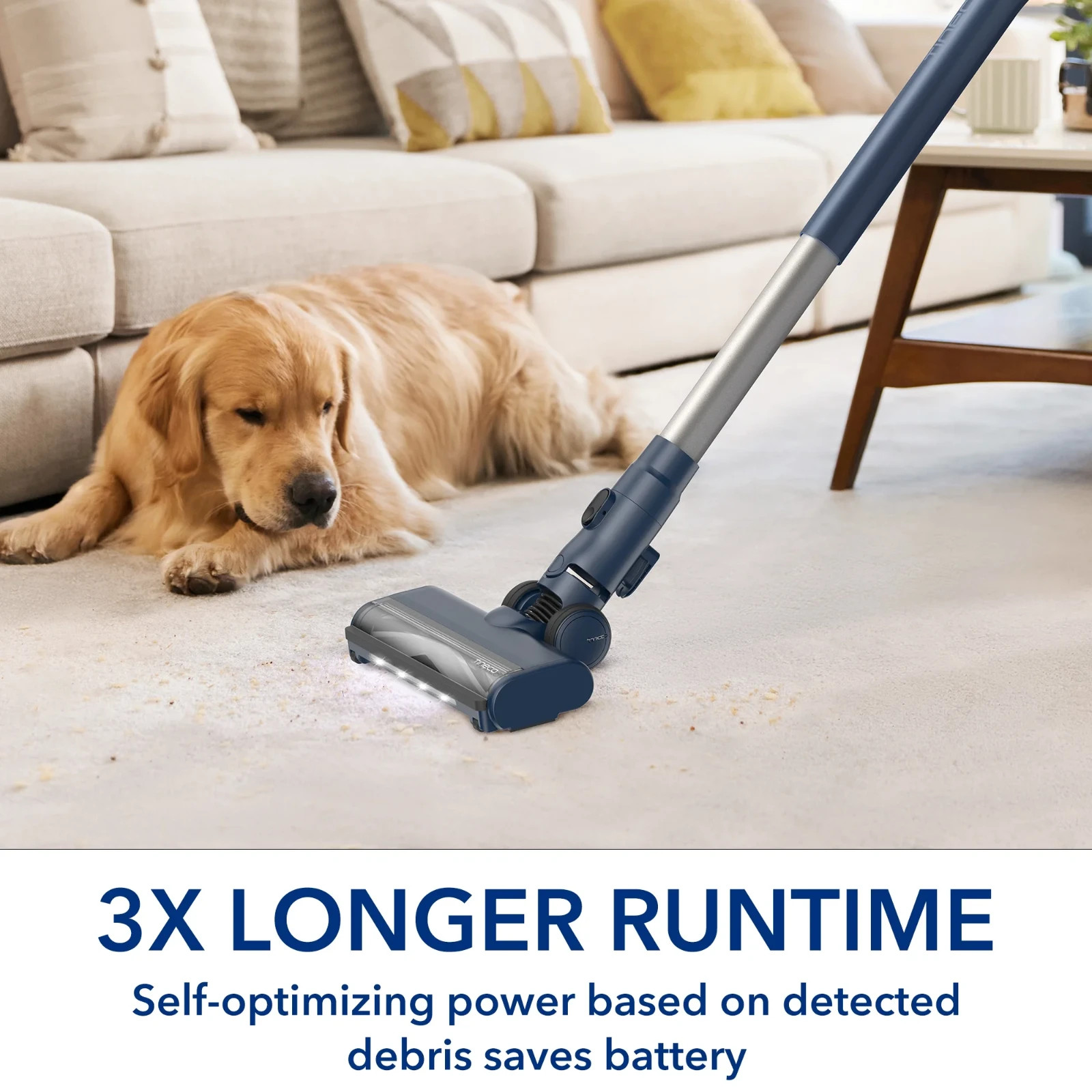 Tineco S10 ZT Refurbished ZeroTangle Cordless Stick Vacuum 130W (Blue)