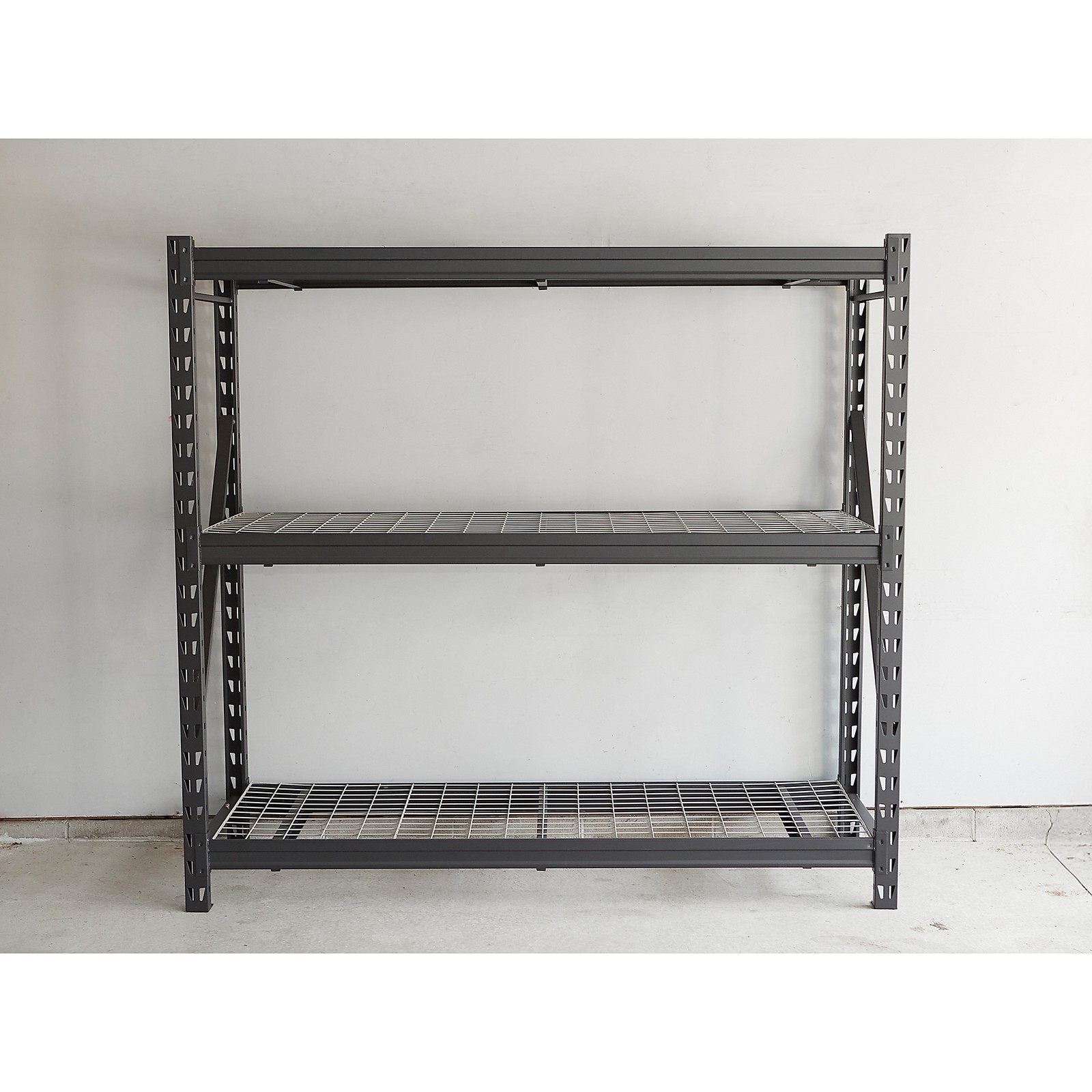 Ironton 3-Tier Steel Shelving Rack, 6,000-Lb. Total Capacity
