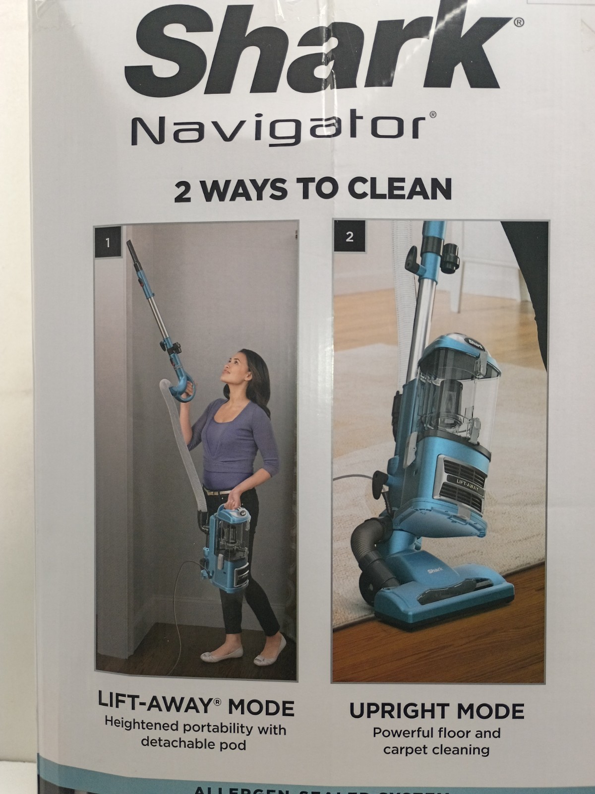 Shark Navigator Lift-Away Upright Vacuum Cleaner – Blue (NV380)