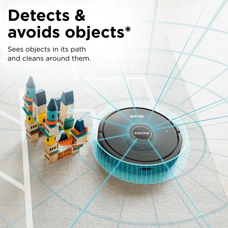 Shark Matrix Self-Emptying Robot Vacuum Home Mapping – Grey
