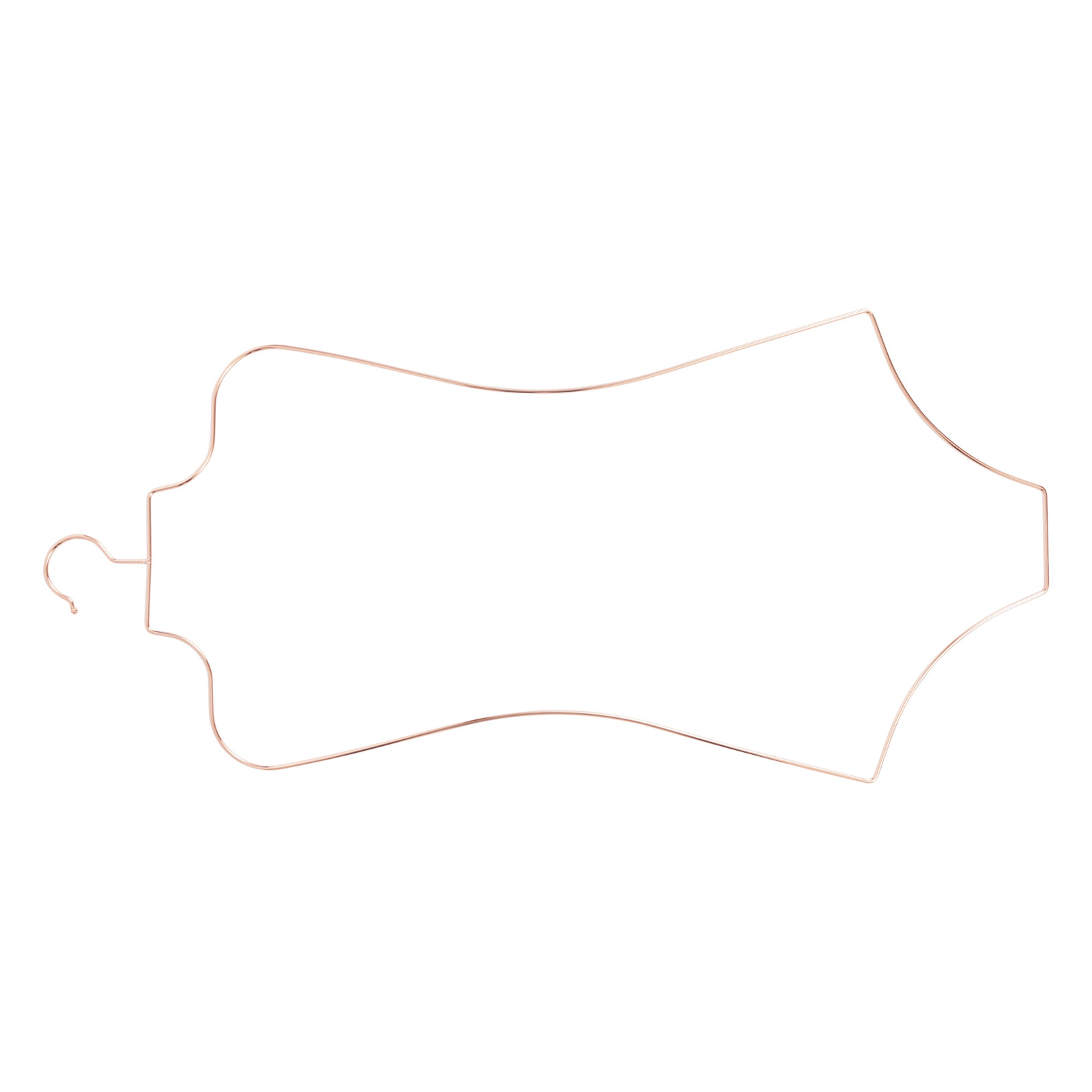 Rose Gold 10-Pack Body Shape Display Hangers for Swimwear and Lingerie