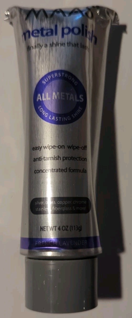 MAAS Metal Polish: A Shine That Lasts French Lavender 4oz, Pack of 1 (91401) NEW