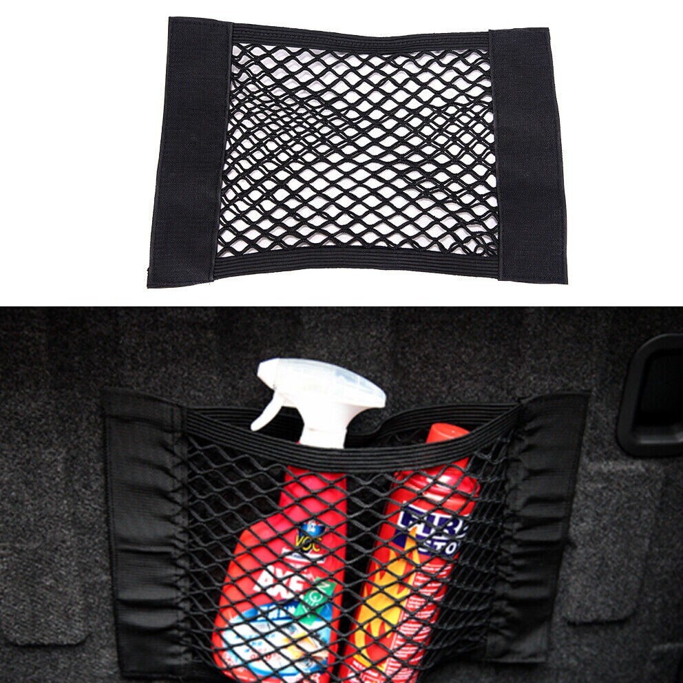 1 PCS Net Bag Edge Storage Phone Holder Auto Car Hanging Back Seat Organizer