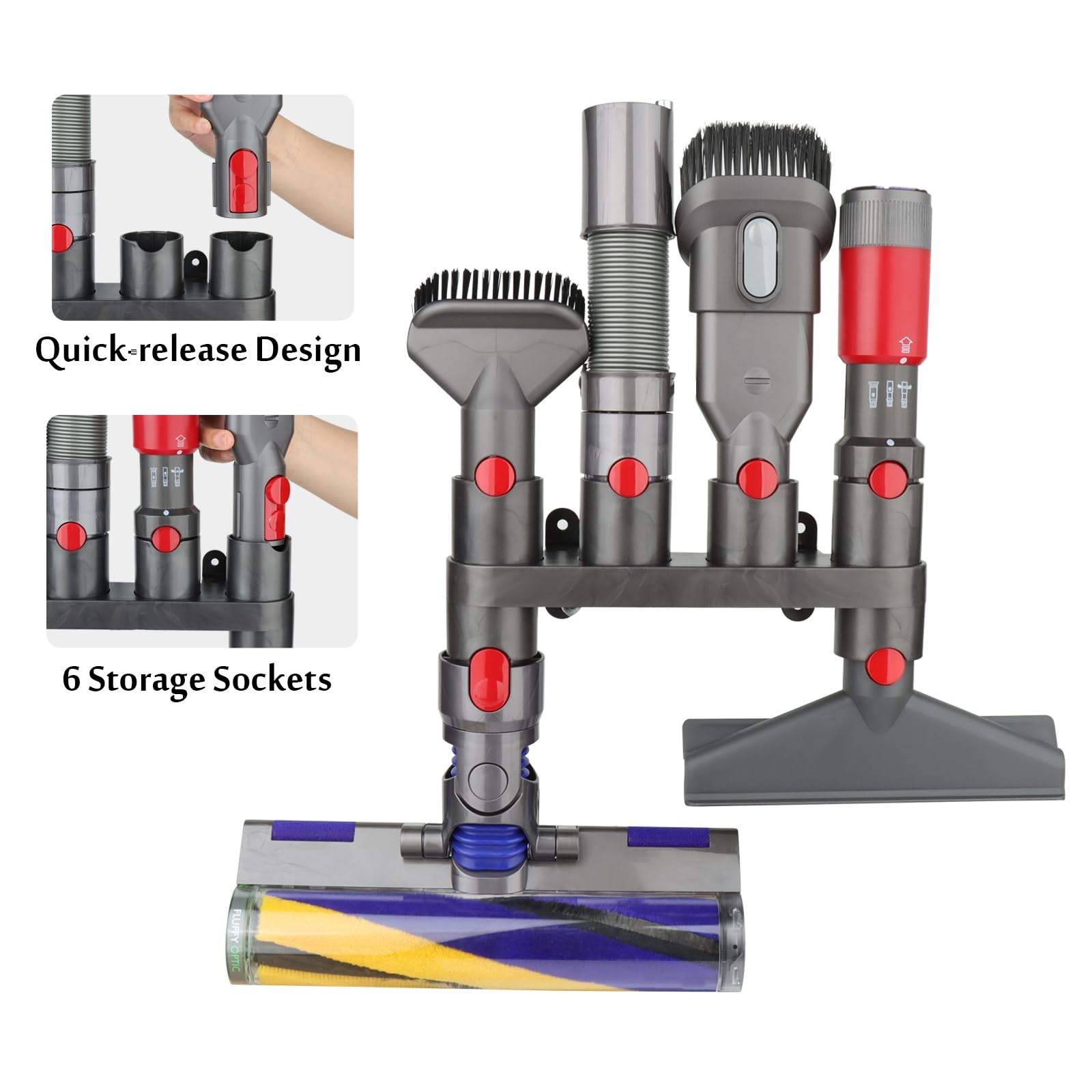 Attachments Holder Compatible with Dyson Gen5 V15 V12 V11 V10 V8 V7