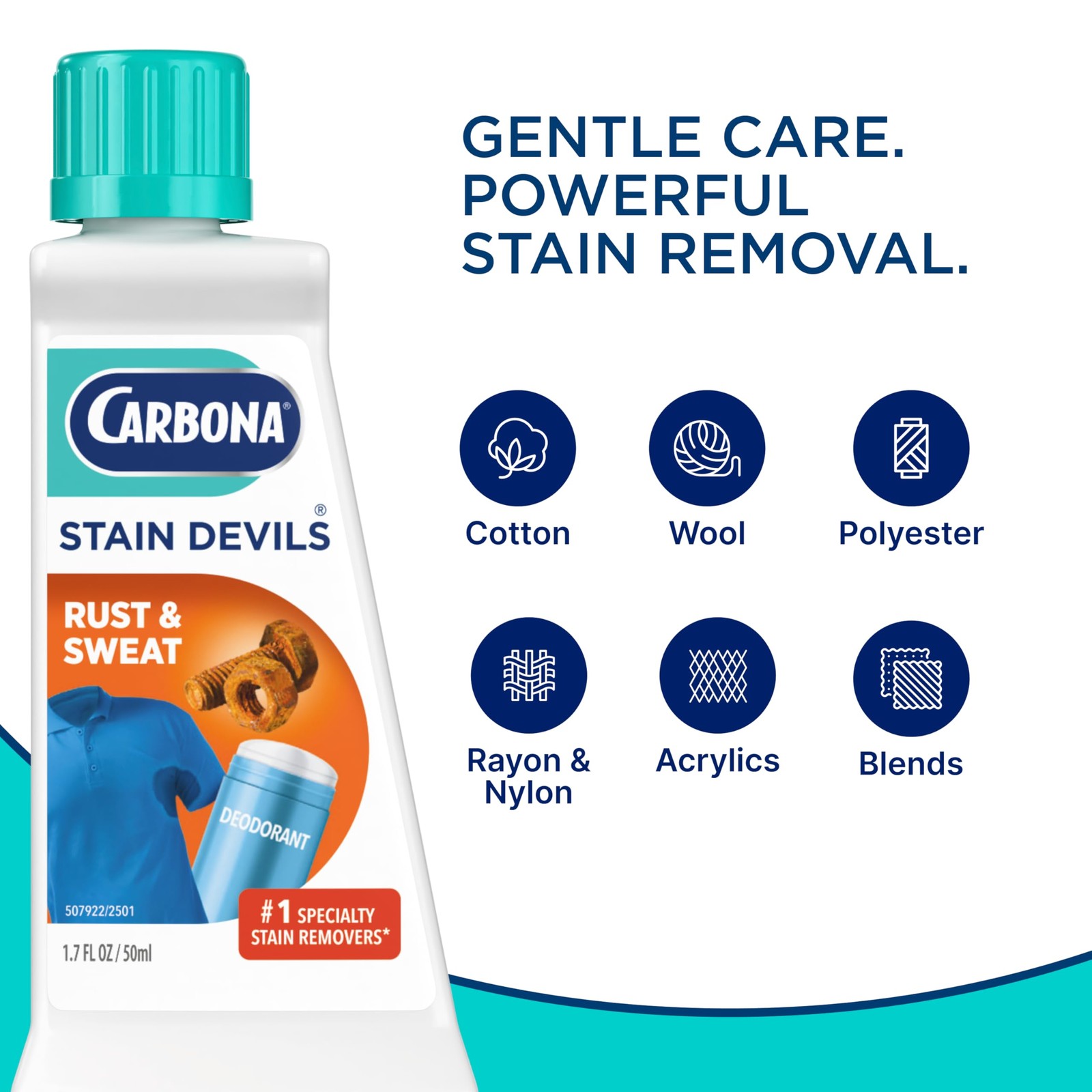 Carbona Stain Devils® #9 | Rust & 1.7 Fl Oz (Pack of 1), & Sweat