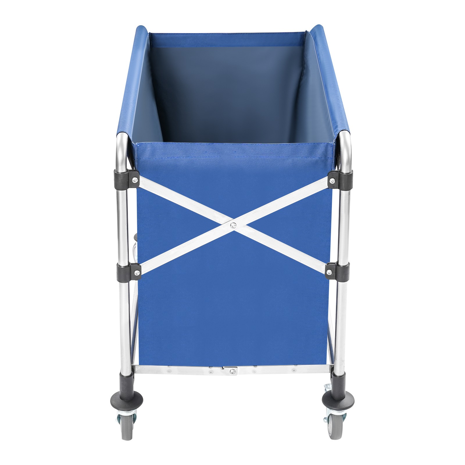 Folding Laundry Cart with Wheels – Durable Stainless Steel & Large Capacity