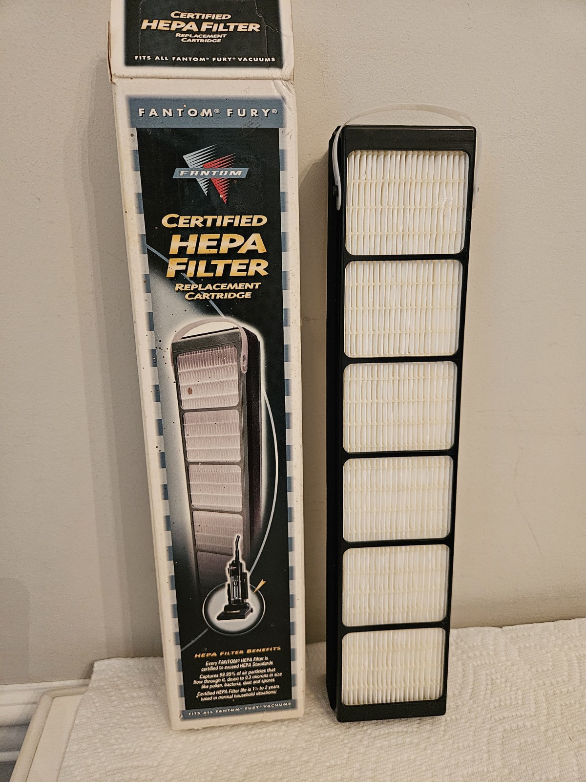 OEM Fantom Fury Vacuum Replacement HEPA Filter Cartridge HRC400C