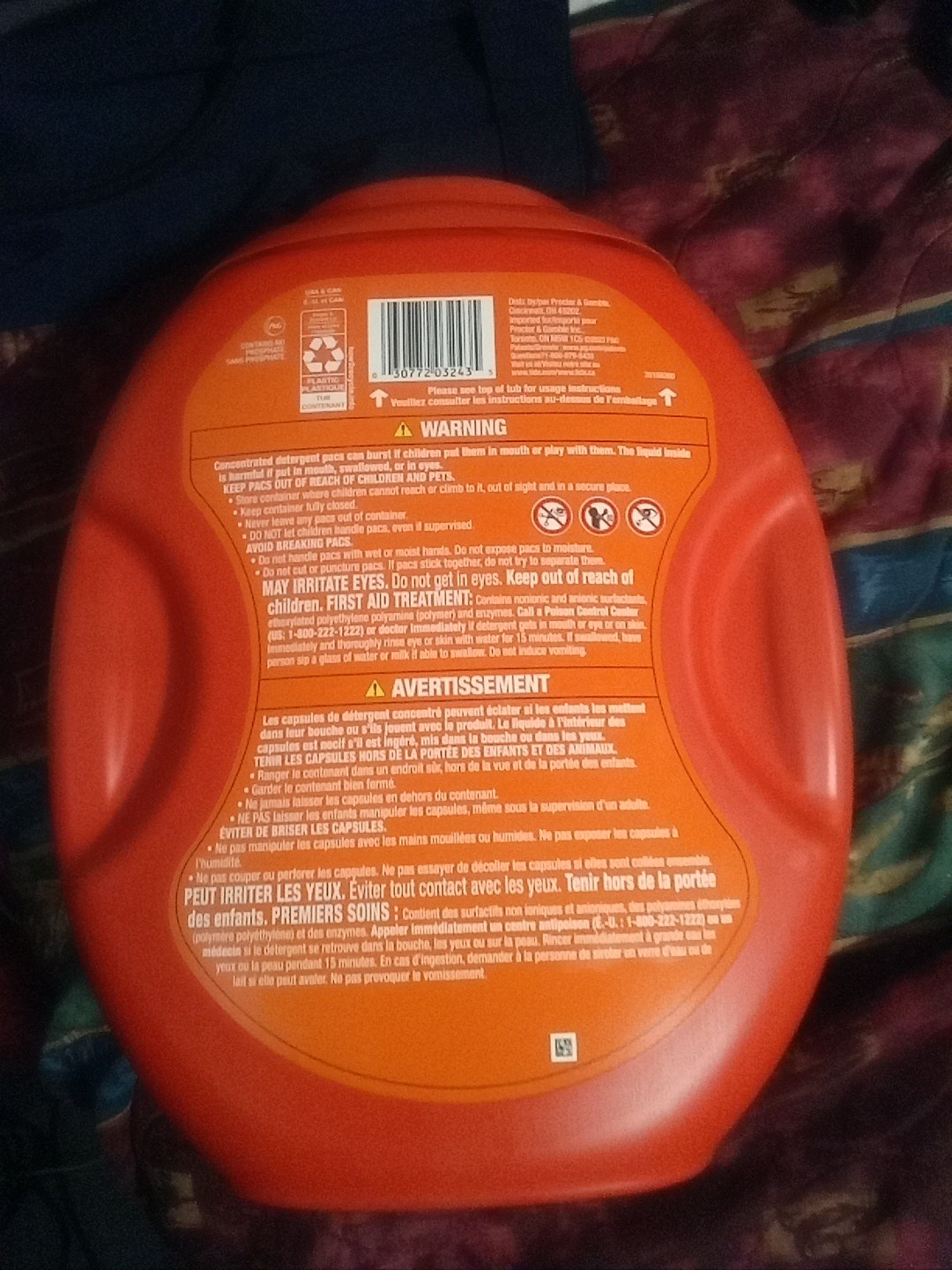 Tide Pods Three and One 6 Plus Months Laundry Detergent