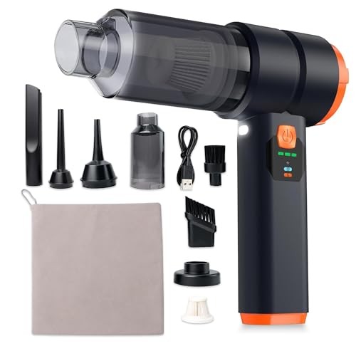 Cordless Handheld Car Vacuum, 13000Pa Powerful Suction Brushless Motor, 2H