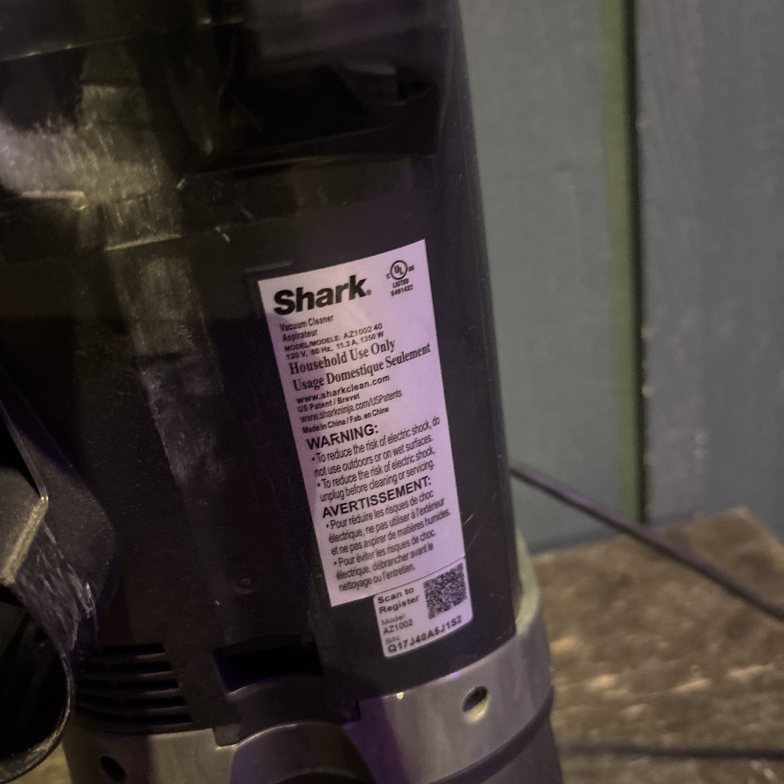 Shark APEX Duo-Clean Zero-M AZ1000 AZ1000W AZ1002 Main Base Motor Works VIDEO