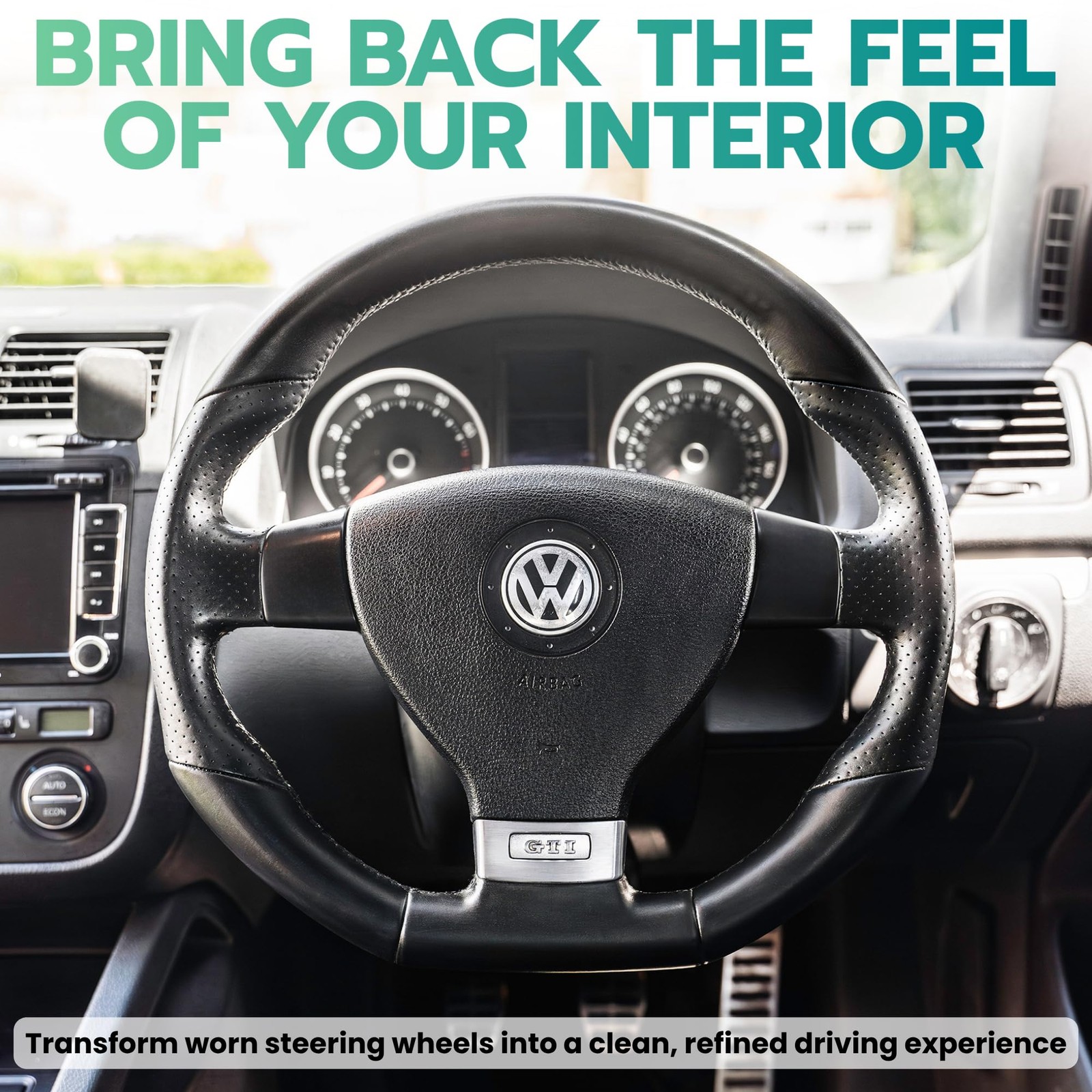 Geist. Steering Wheel Restoration Kit | Degrease and Refresh the colour of wo…