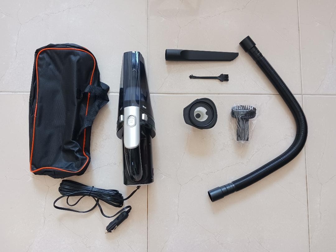 Car Vacuum Cleaner with Powerful 7000PA Suction, DC 12V Power 16.4Ft Cord Wired